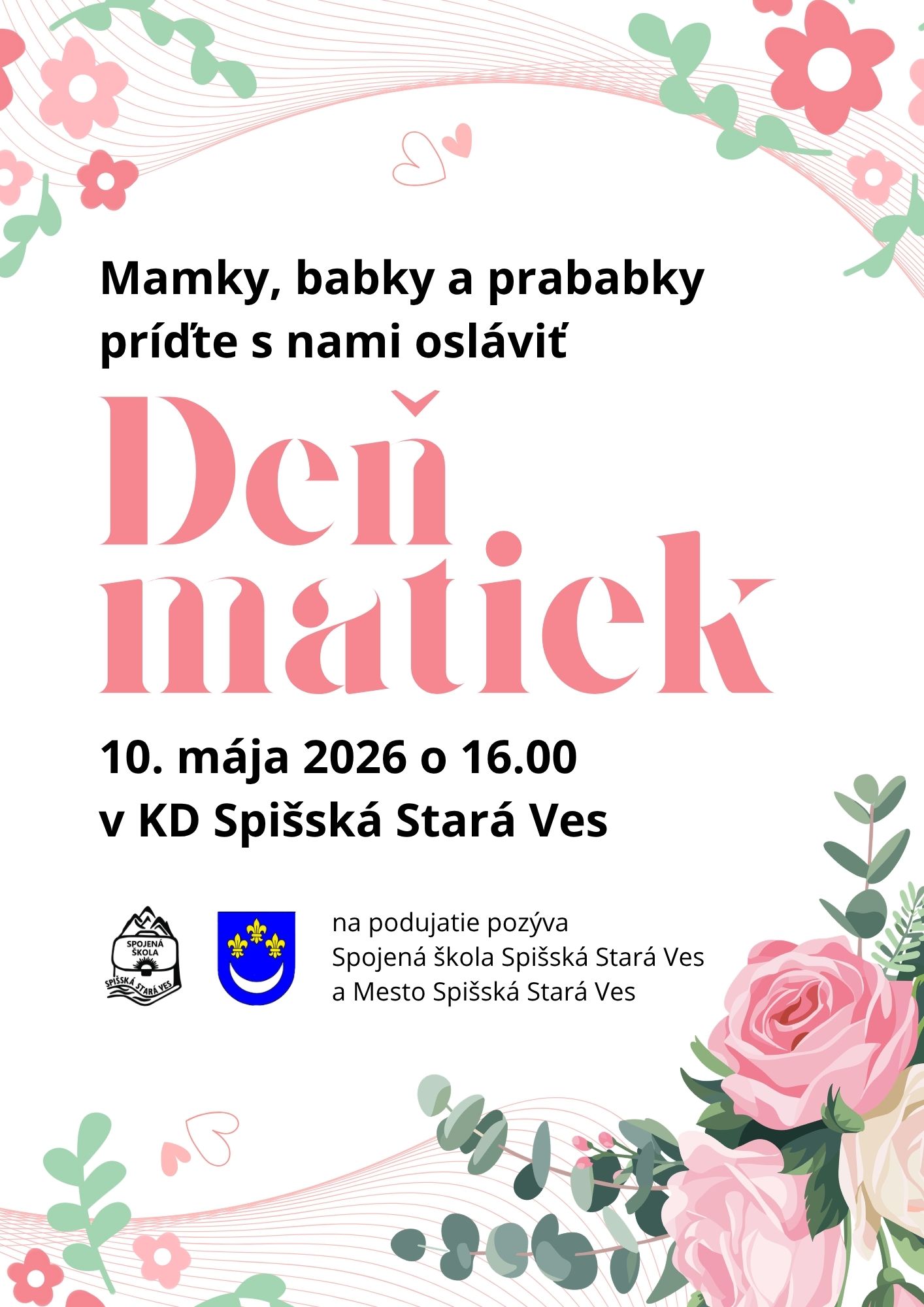 Pozvánka na Deň matiek