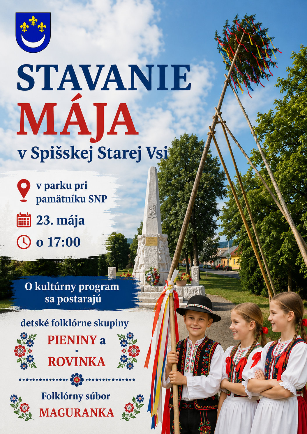 STAVANIE MÁJA v Spišskej Starej Vsi dňa 23.5.2026