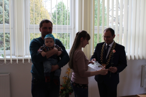 Prijatie jubilantov a novonarodených obyvateľov mesta 2017