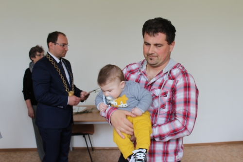 Prijatie jubilantov a novonarodených obyvateľov mesta 2017