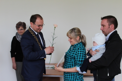 Prijatie jubilantov a novonarodených obyvateľov mesta 2017