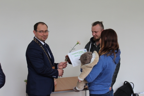 Prijatie jubilantov a novonarodených obyvateľov mesta 2017