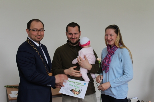 Prijatie jubilantov a novonarodených obyvateľov mesta 2017