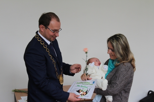 Prijatie jubilantov a novonarodených obyvateľov mesta 2017