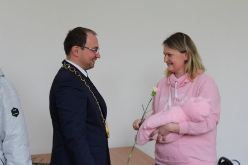 Prijatie jubilantov a novonarodených obyvateľov mesta 2017