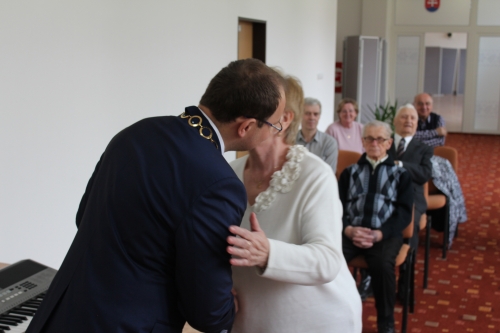 Prijatie jubilantov a novonarodených obyvateľov mesta 2017