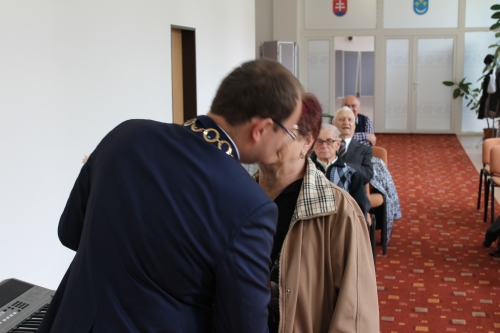 Prijatie jubilantov a novonarodených obyvateľov mesta 2017