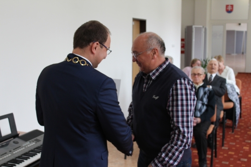 Prijatie jubilantov a novonarodených obyvateľov mesta 2017