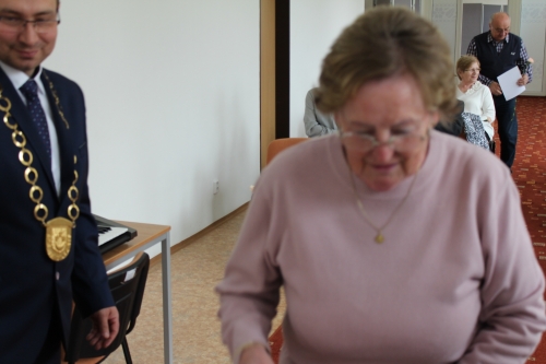 Prijatie jubilantov a novonarodených obyvateľov mesta 2017