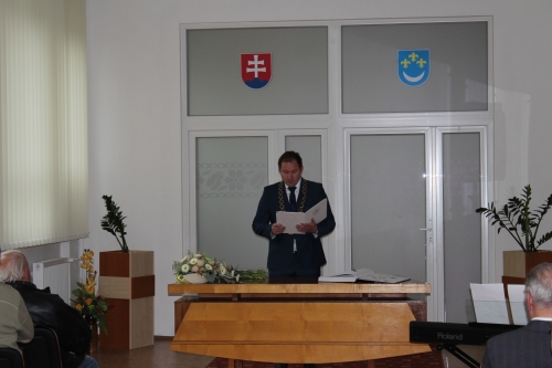 Prijatie jubilantov a novonarodených obyvateľov mesta 2019