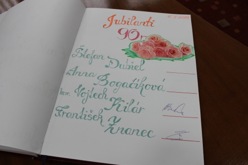 Prijatie jubilantov a novonarodených obyvateľov mesta 2019