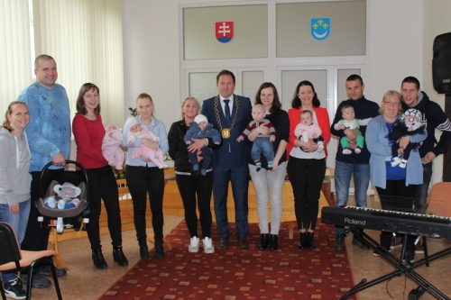 Prijatie jubilantov a novonarodených obyvateľov mesta 2019