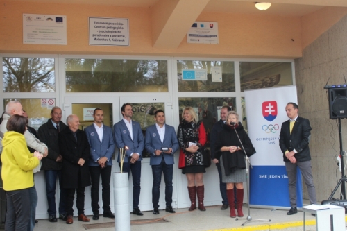 Odhalenie pamätnej tabule medailistom 5.11.2019