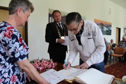 Prijatie jubilantov a detí 8.6.2022