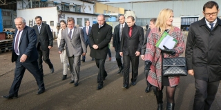 Pán prezident Andrej Kiska v spoločnosti ZASTROVA a. s., Spišská Stará Ves – fotografia 1