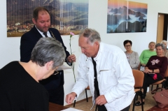 Slávnostné prijatie jubilujúcich občanov mesta. – fotografia 4