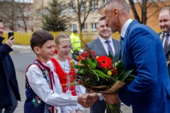 Fotografia: Predseda NR SR Richard Raši navštívil Spišskú Starú Ves.