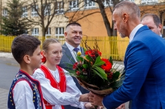 Fotografia: Predseda NR SR Richard Raši navštívil Spišskú Starú Ves.