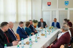 Fotografia: Predseda NR SR Richard Raši navštívil Spišskú Starú Ves.