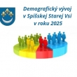 Demografický vývoj v Spišskej Starej Vsi v roku 2025