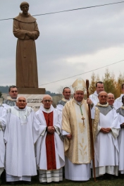 Požehnanie sochy A.M.Chmeľa