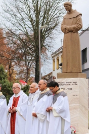 Požehnanie sochy A.M.Chmeľa