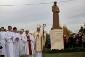 Požehnanie sochy A.M.Chmeľa