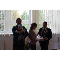 Prijatie jubilantov a novonarodených obyvateľov mesta 2017