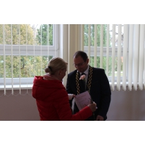 Prijatie jubilantov a novonarodených obyvateľov mesta 2017