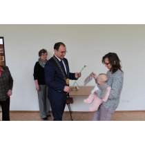 Prijatie jubilantov a novonarodených obyvateľov mesta 2017