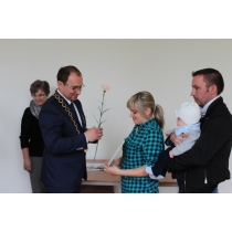 Prijatie jubilantov a novonarodených obyvateľov mesta 2017