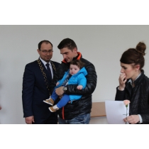 Prijatie jubilantov a novonarodených obyvateľov mesta 2017